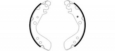 HELLA PAGID 8db355002651 -  Комплект тормозных колодок